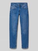 Slim fit jeans in 5-pocketmodel, model 'TAVIO'