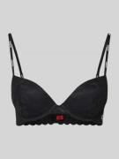 Push-up-bh met kant met motief