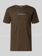T-shirt met labelprint, model 'Copenhagen'
