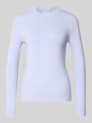 Gebreide pullover van viscosemix met ronde hals