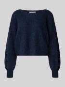 Gebreide pullover met ribboorden, model 'FARADAY'