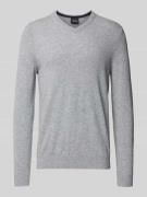 Pullover van kasjmier met V-hals