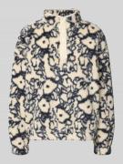 Sherpa jacket met opstaande kraag