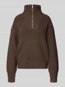 Gebreide pullover met schipperskraag