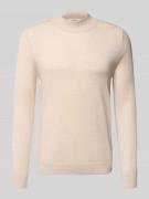 Regular fit gebreide pullover van zuivere merinowol, model 'TRAY'