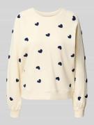 Sweatshirt met ribboorden, model 'KASURA'