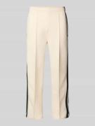 Regular fit sweatpants van katoenmix