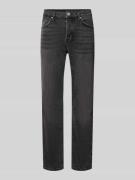 Tapered fit jeans van katoenmix, model 'YOKE'