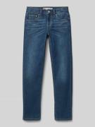 Tapered fit jeans in 5-pocketmodel
