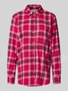 Relaxed fit overhemdblouse met borstzak