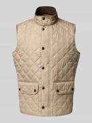 Regular fit bodywarmer met drukknopen, model 'LOWERDALE GILET'