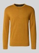 Regular fit gebreide pullover van zuiver katoen