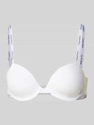 Beha met spaghettibandjes met label, model 'Demi'