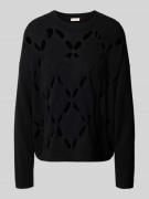 Oversized wollen pullover van zuivere lanawol