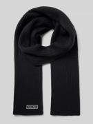 Sjaal met kasjmier en labelpatch