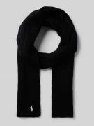 Sjaal met labelstitching