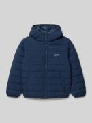 Regular fit gewatteerd jack met reflecterende print