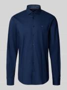 Slim fit zakelijk overhemd van katoenmix