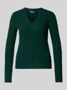 Gebreide pullover van een mix van wol en kasjmier, model 'JULIANNA'