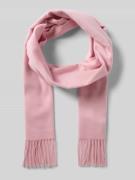 Sjaal met koordjes, model 'Cashmink'