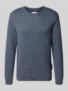 Regular fit gebreide pullover van puur katoen, model 'ALVAARIO'
