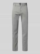 Slim fit chino van katoenmix