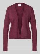 Gebreide cardigan met opengewerkte voorkant, model 'VIRIL'