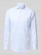 Regular fit zakelijk overhemd met knoopsluiting