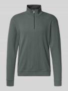 Regular fit sweatshirt van katoenmix