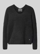 Oversized gebreide pullover van een mix van wol en alpaca, model 'THOR...