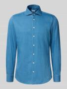 Slim fit zakelijk overhemd met kentkraag, model 'Spread'