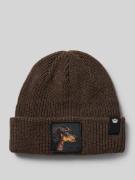 Beanie met motiefpatch, model 'THE SHADOW BEANIE'