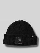 Beanie met motiefpatch, model 'THE PANTHER BEANIE'