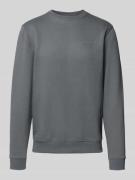 Sweatshirt met ronde hals en logo