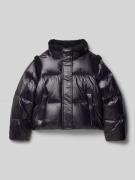 Regular fit gewatteerd jack met imitatiebont, model 'Puffer'