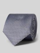 Zijden stropdas met logopatch (7 cm)