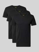 Regular fit T-shirt in een set van 3 stuks, model 'Crew'