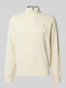 Sweatshirt met labelstitching