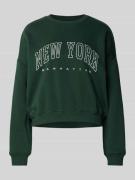 Loose fit sweatshirt van katoenmix, model 'SWEAT'