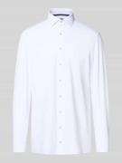 Modern fit zakelijk overhemd met kentkraag, model 'Global'