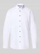 Slim fit zakelijk overhemd met extra lange mouwen