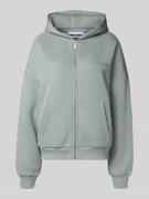 Regular fit sweatjack met kangoeroezak, model 'Basic'