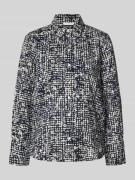 Regular fit overhemdblouse van een mix van katoen en modal