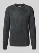 Regular fit gebreide pullover met wol, model 'DEXTER'