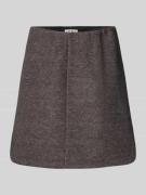 Minirok met wol, model 'WOOLY'