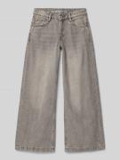 Wide leg jeans in 5-pocketmodel, model 'Marall'
