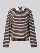 Poloshirt met labeldetail