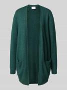 Gebreid jack met opengewerkte voorkant, model 'RIL'