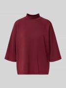 Sweatshirt met opstaande kraag en 1/2-mouwen, model 'BANU'