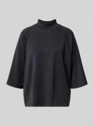 Sweatshirt met opstaande kraag en 1/2-mouwen, model 'BANU'